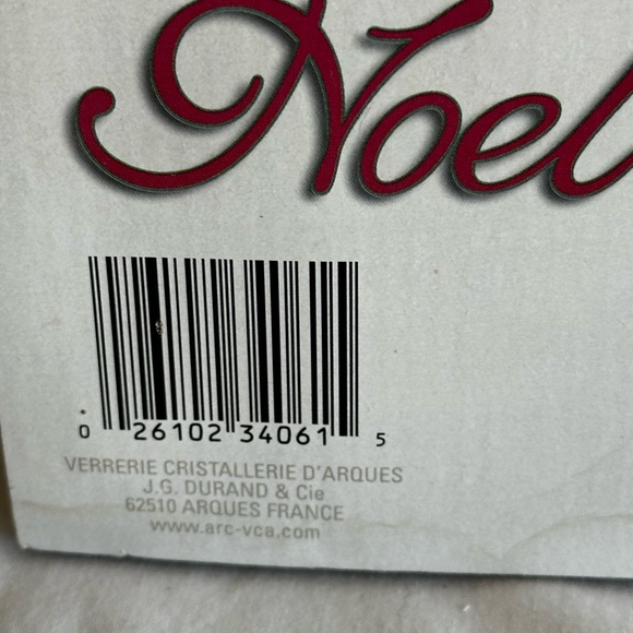 CRISTAL D’ARQUES 2CHAMPAGNE FLUTES NOEL FESTIVE CHRISTMAS - Picture 12 of 16